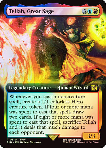 Tellah, Great Sage (FIN) (510) / Extended Art / Foil