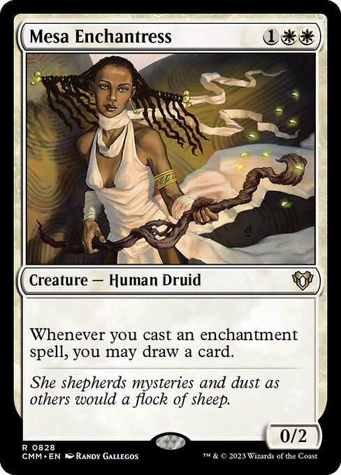 Mesa Enchantress (cmm) (Commander Deck)
