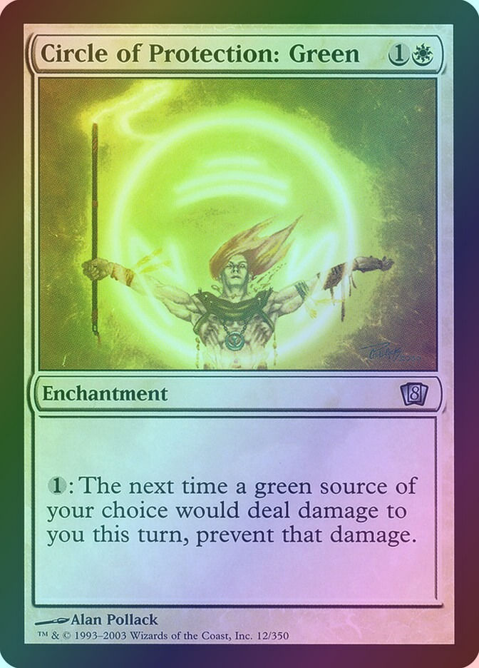 Circle of Protection: Green (8ED) (12★) / Foil