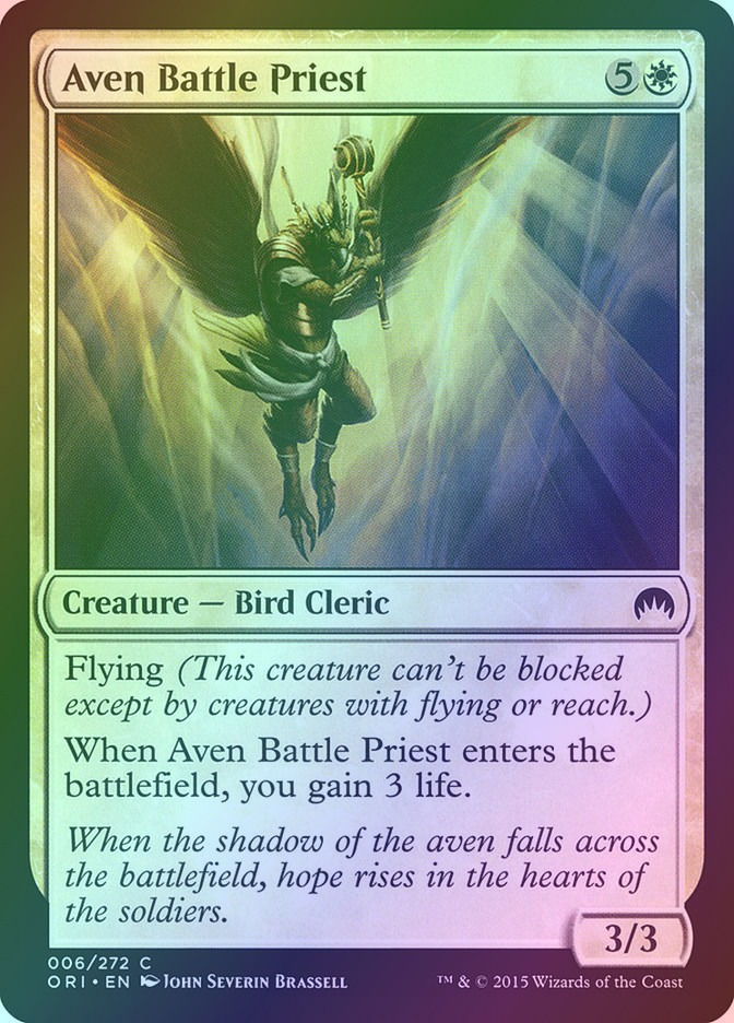 Aven Battle Priest (ORI) (6) / Foil