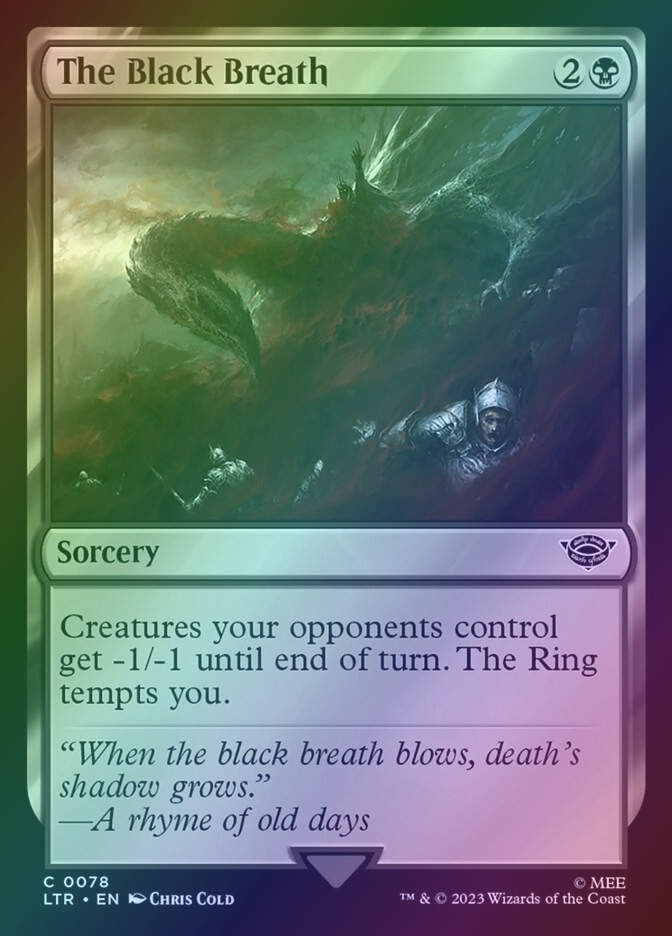 The Black Breath (LTR) (78) / Foil