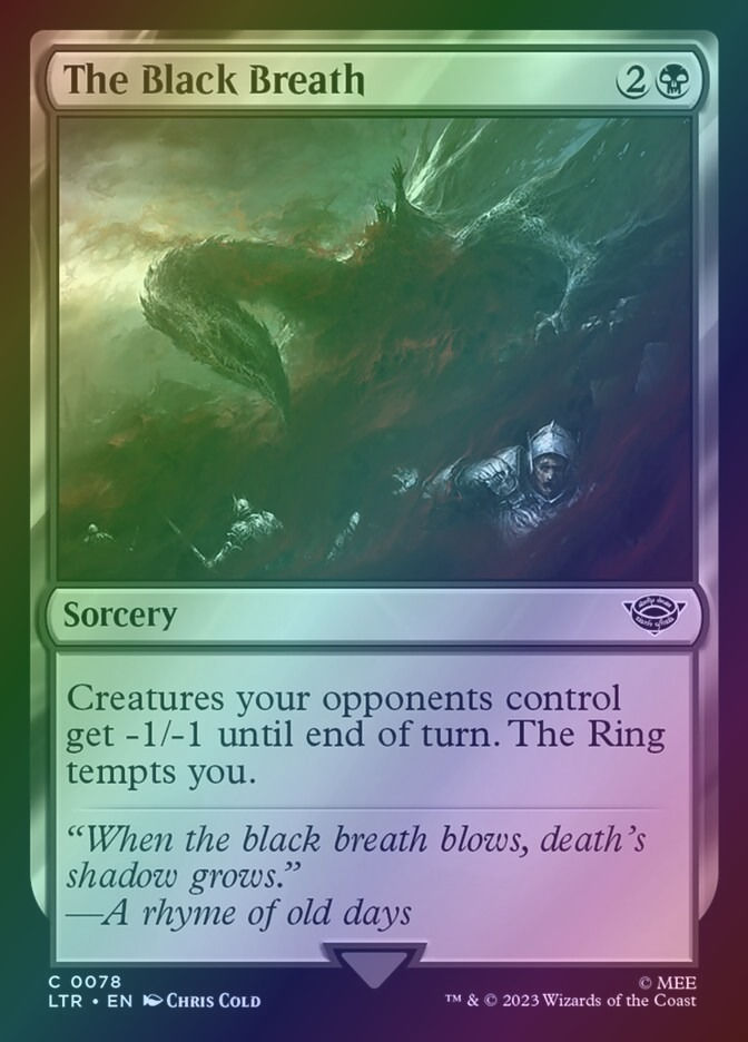 The Black Breath (LTR) (78) / Foil