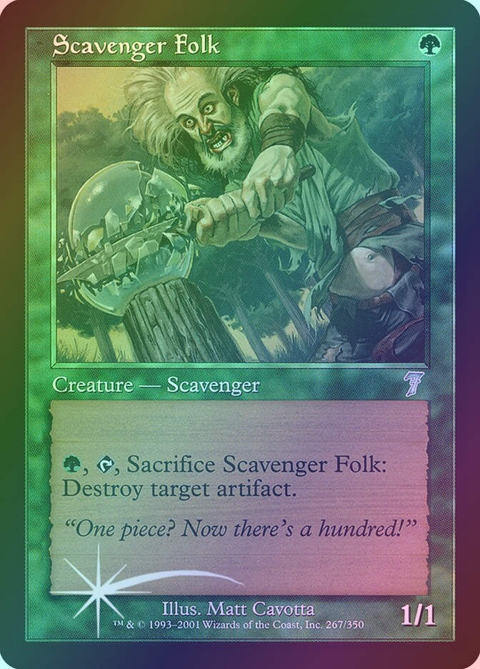 Scavenger Folk (7ED) (267★) / Foil