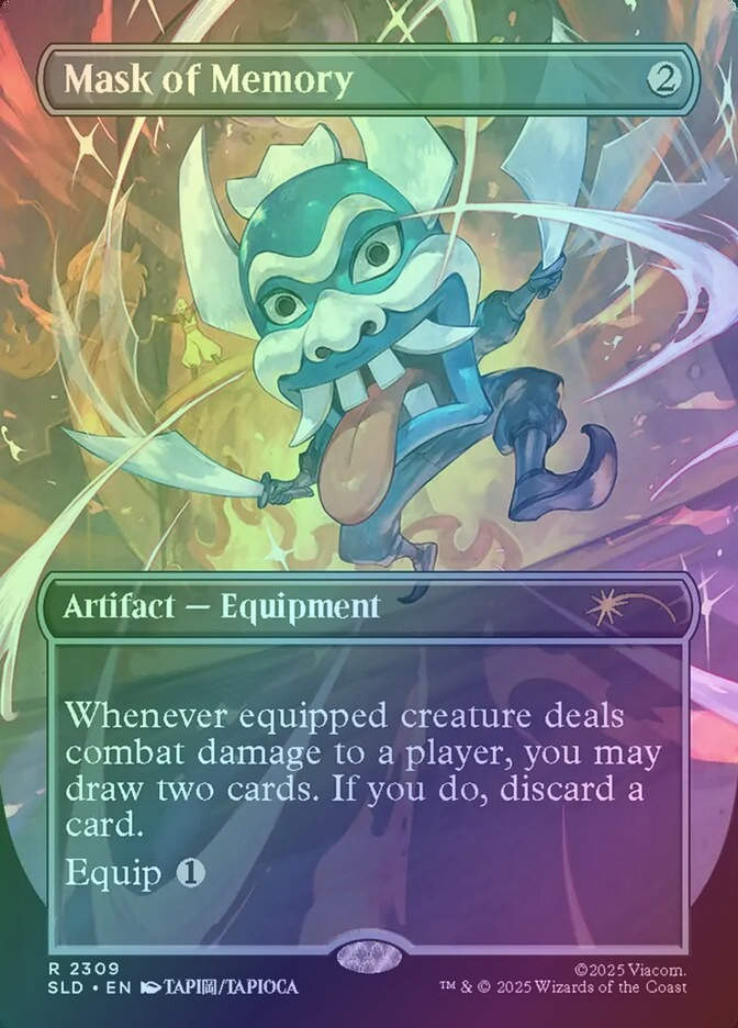 Mask of Memory (SLD) (2309) / Borderless / Foil