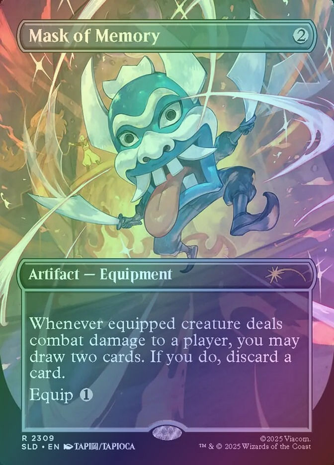 Mask of Memory (SLD) (2309) / Borderless / Foil