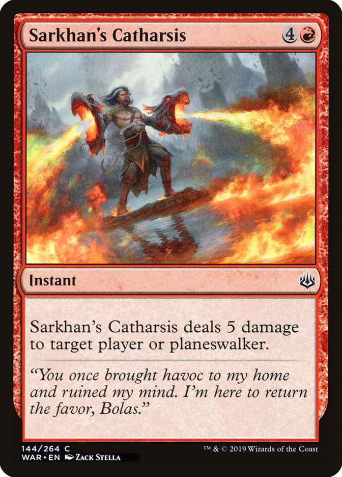 Sarkhan's Catharsis (WAR) (144)