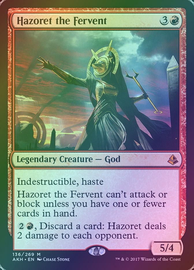 Hazoret the Fervent (AKH) (136) / Foil