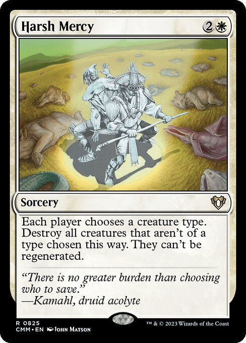 Harsh Mercy (cmm) (Commander Deck)