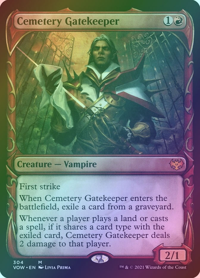 Cemetery Gatekeeper (VOW) (304) / Showcase / Foil