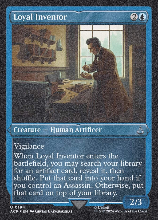 Loyal Inventor (ACR) (194) / Foil Etched