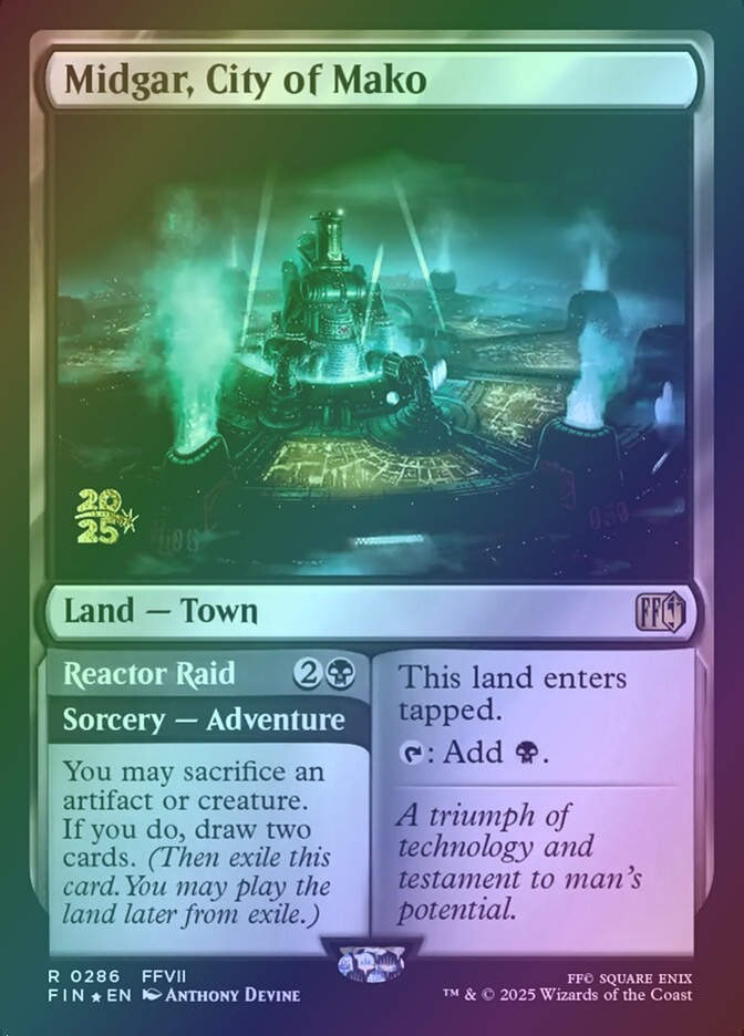 Midgar, City of Mako // Reactor Raid (PFIN) (286s) / Foil