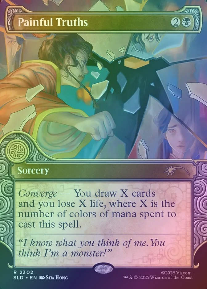 Painful Truths (SLD) (2302) / Borderless / Showcase / Foil