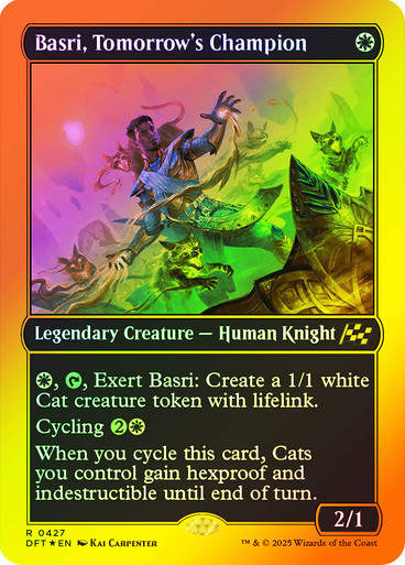 Basri, Tomorrow's Champion (DFT) (427) / Showcase