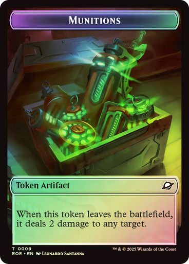 Munitions Token // Robot Token (TEOE) / Foil