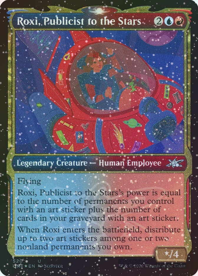 Roxi, Publicist to the Stars (UNF) (520) / Showcase / Galaxy Foil