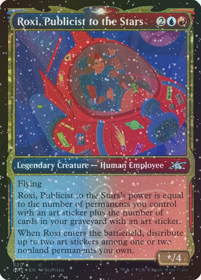 Roxi, Publicist to the Stars (UNF) (520) / Showcase / Galaxy Foil