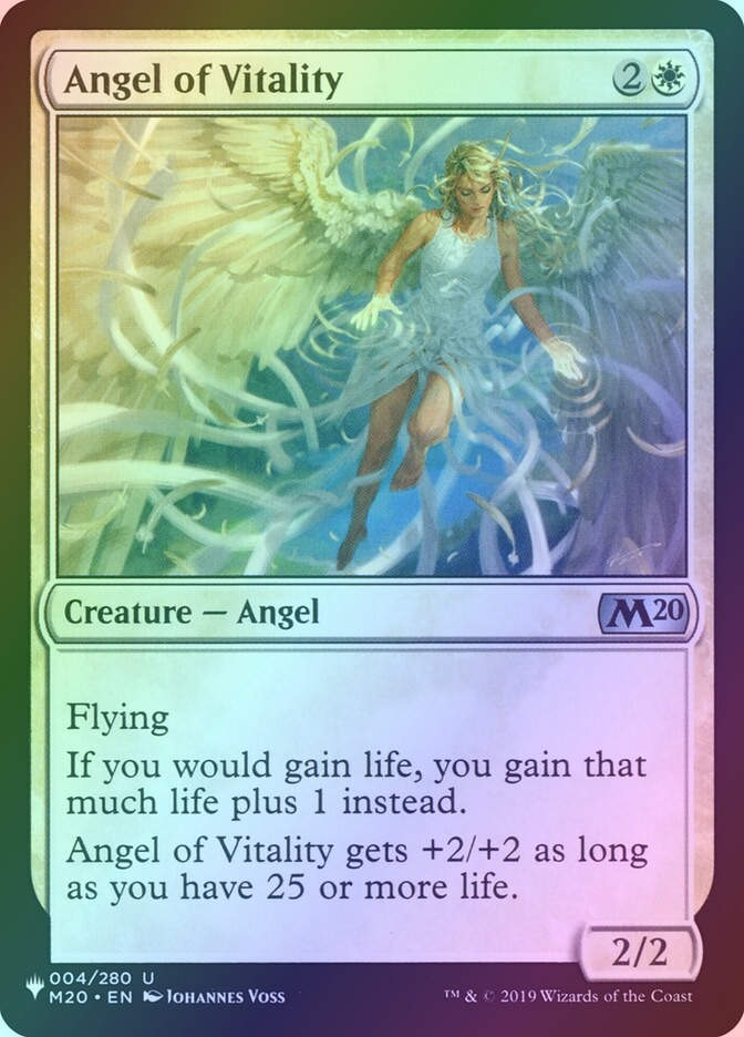 Angel of Vitality (PLST) (M20-4) / Foil