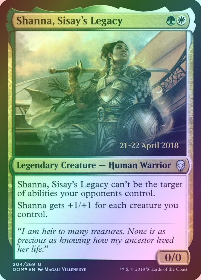 Shanna, Sisay's Legacy (PDOM) (204s) / Foil