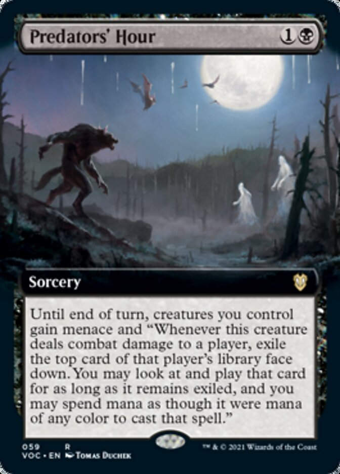 Predators' Hour (VOC) / Extended Art