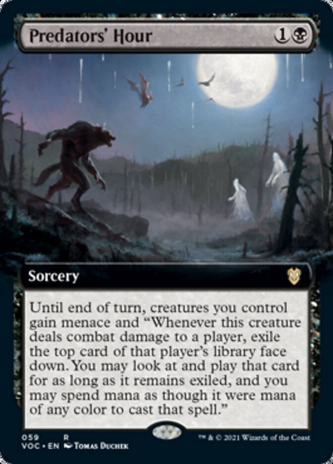 Predators' Hour (VOC) / Extended Art