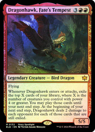 Dragonhawk, Fate's Tempest (blb) (132) / Foil