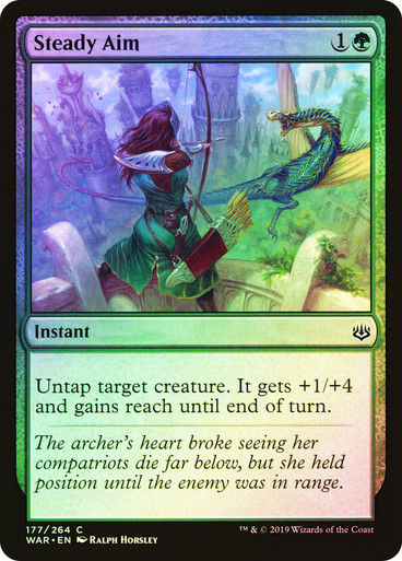 Steady Aim (WAR) (177) / Foil