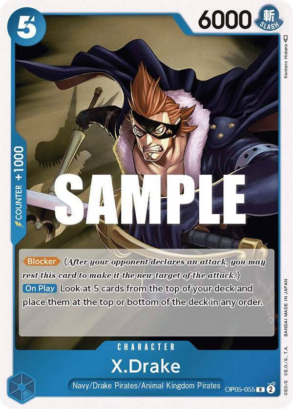 X.Drake (OP05-055) / Foil