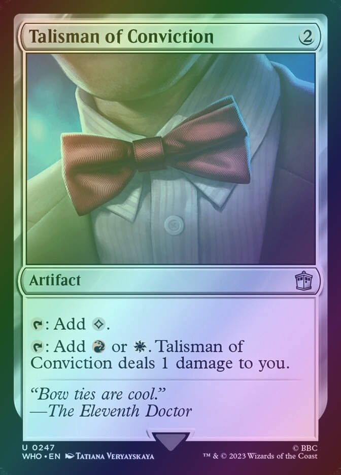 Talisman of Conviction (WHO) (247) / Foil