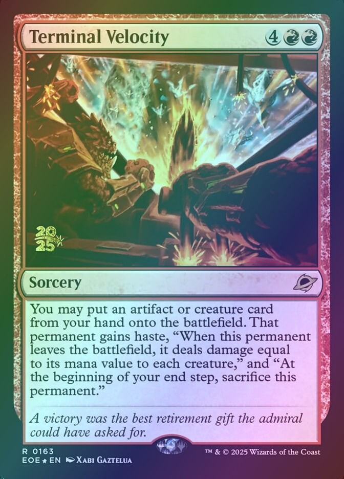 Terminal Velocity (PEOE) (163s) / Foil