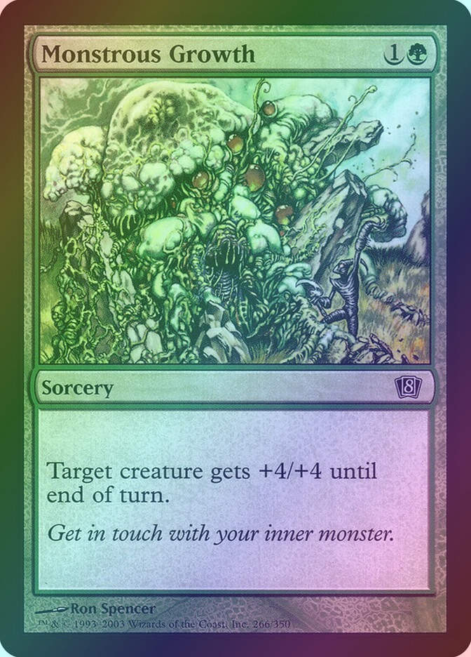 Monstrous Growth (8ED) (266★) / Foil