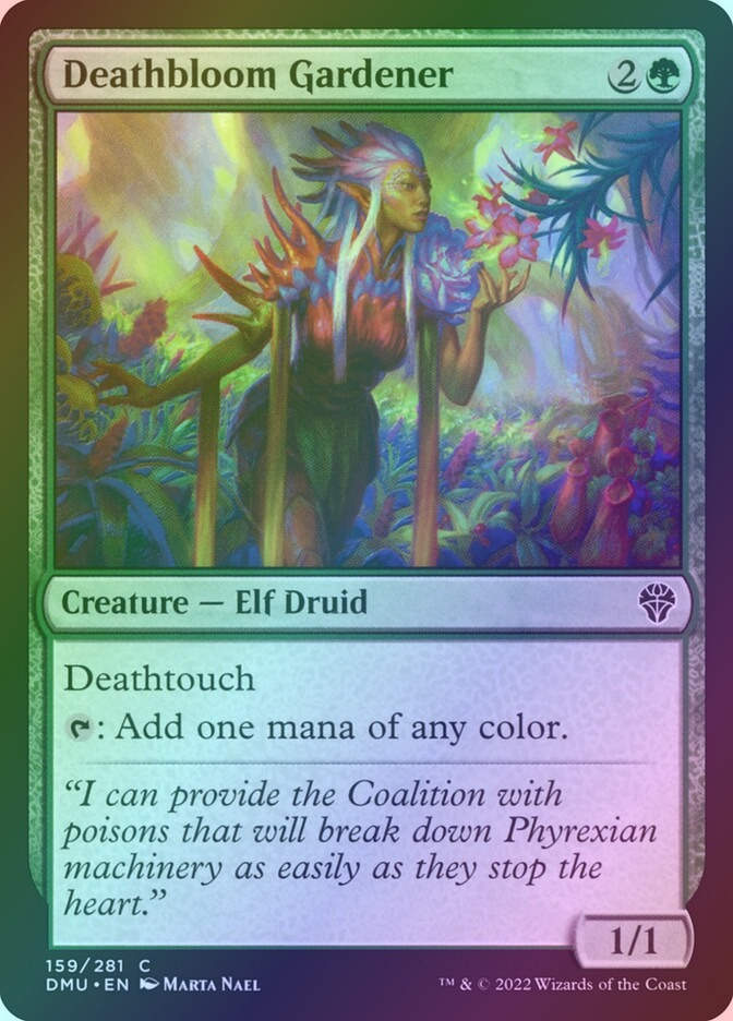 Deathbloom Gardener (DMU) (159) / Foil