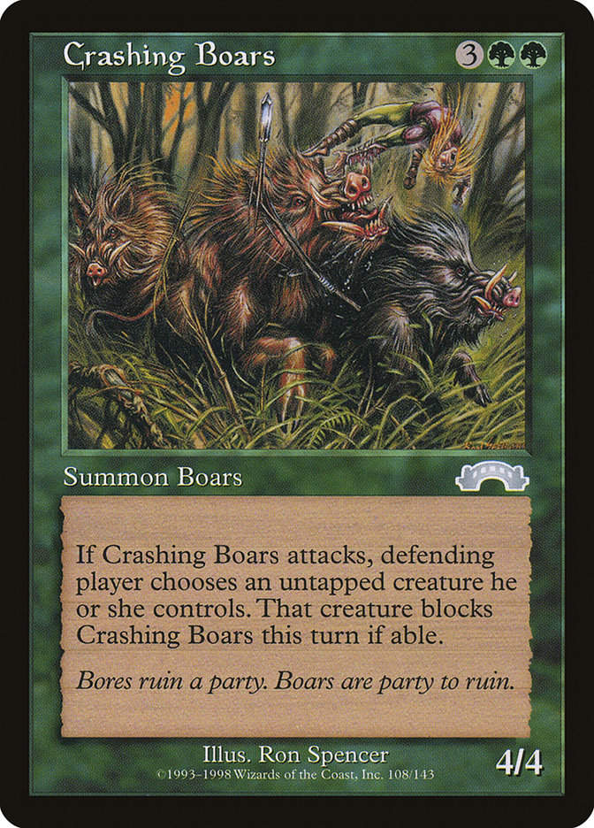 Crashing Boars (exo)