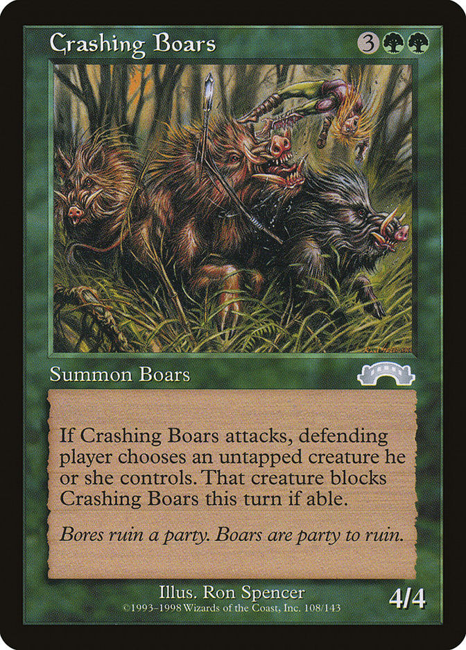 Crashing Boars (exo)