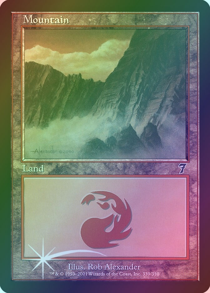 Mountain (7ED) (339★) / Foil