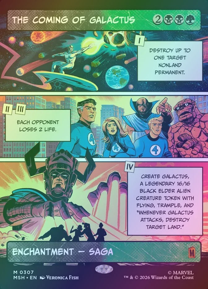 The Coming of Galactus (MSH) (307) / Showcase / Foil