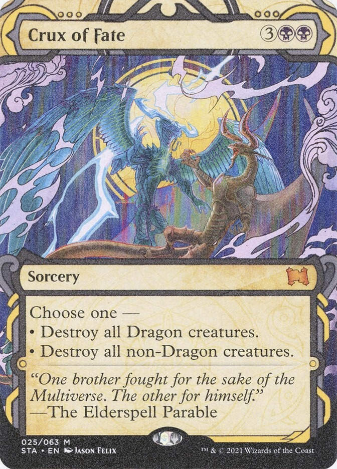 Crux of Fate (STA) (25) / Borderless / Showcase / Foil Etched