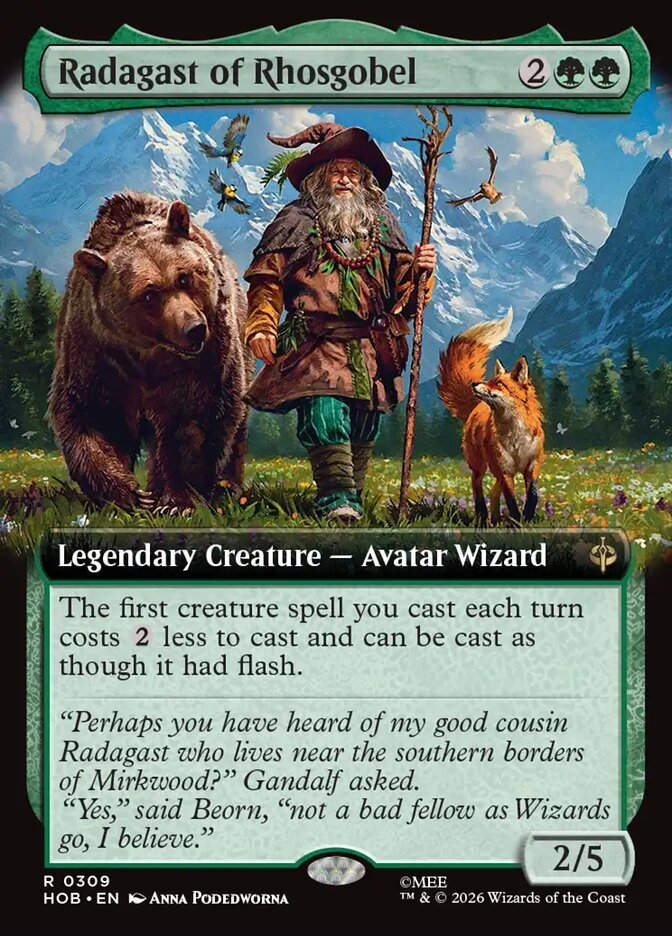 Radagast of Rhosgobel (HOB) (309) / Extended Art