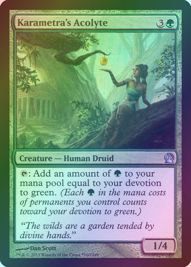 Karametra's Acolyte (PTHS) (160) / Foil