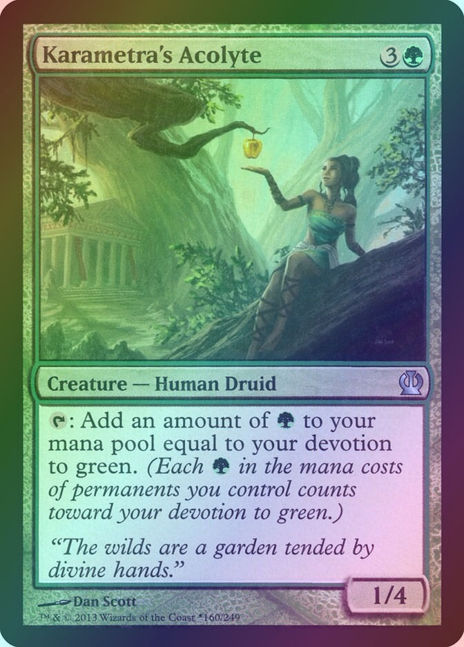 Karametra's Acolyte (PTHS) (160) / Foil