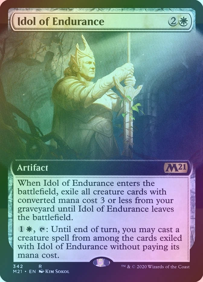 Idol of Endurance (M21) (342) / Extended Art / Foil