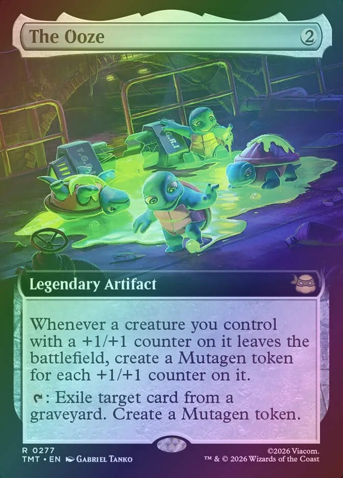 The Ooze (TMT) (277) / Extended Art / Foil