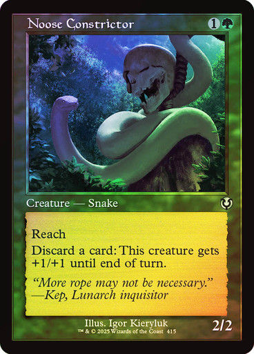 Noose Constrictor (INR) (415) / Foil Retro