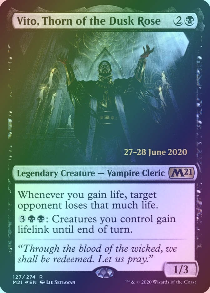 Vito, Thorn of the Dusk Rose (PM21) (127s) / Foil