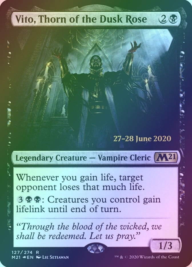 Vito, Thorn of the Dusk Rose (PM21) (127s) / Foil