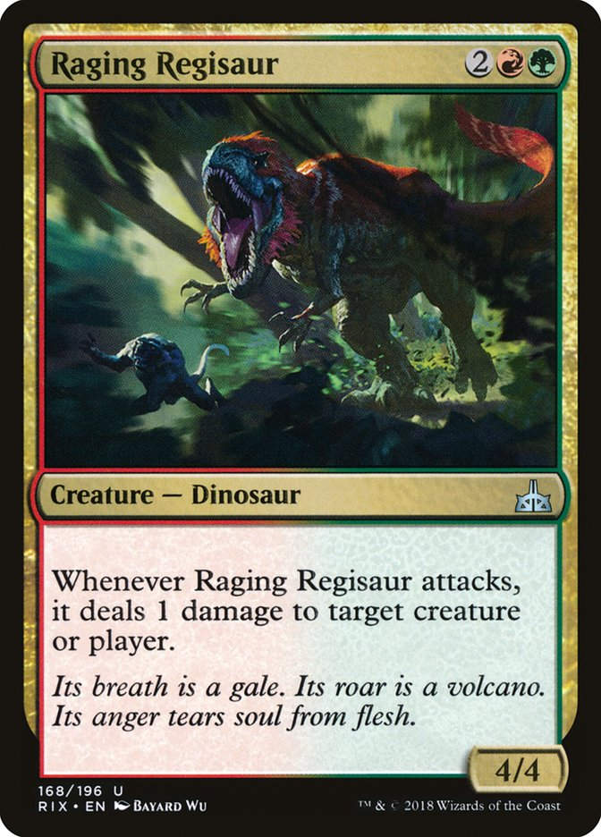 Raging Regisaur (RIX) (168)