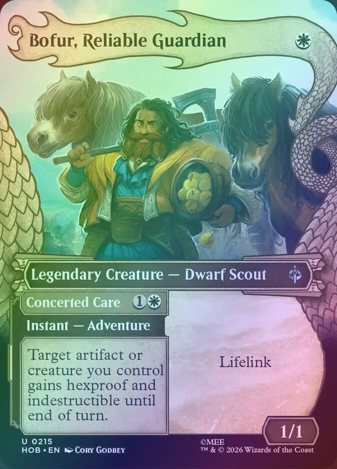 Bofur, Reliable Guardian // Concerted Care (HOB) (215) / Showcase / Foil