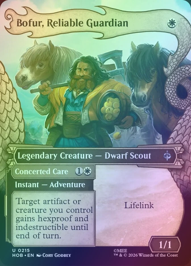 Bofur, Reliable Guardian // Concerted Care (HOB) (215) / Showcase / Foil