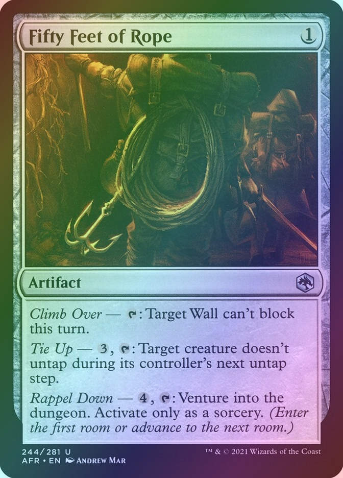 Fifty Feet of Rope (AFR) (244) / Foil