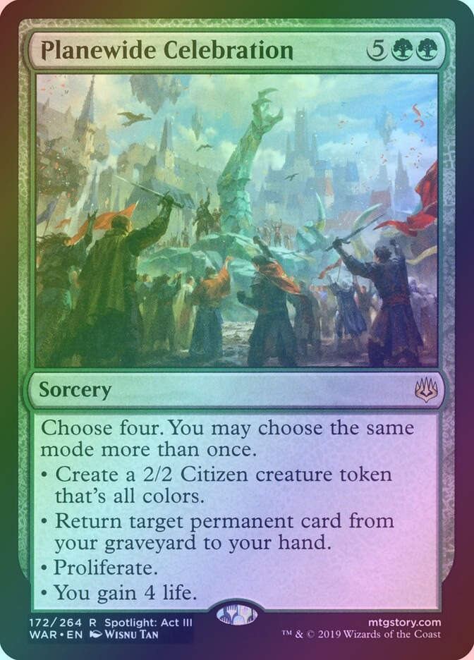 Planewide Celebration (WAR) (172) / Foil