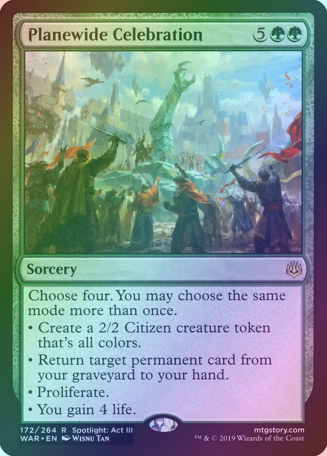 Planewide Celebration (WAR) (172) / Foil